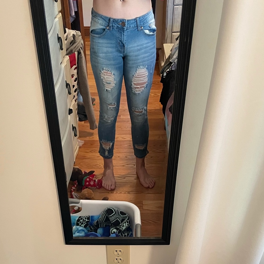 VIP ripped jeans